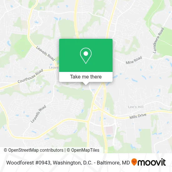 Woodforest #0943 map