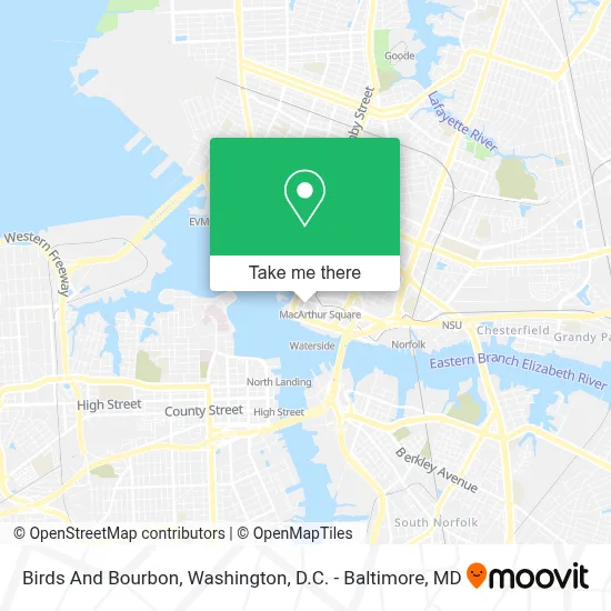Birds And Bourbon map