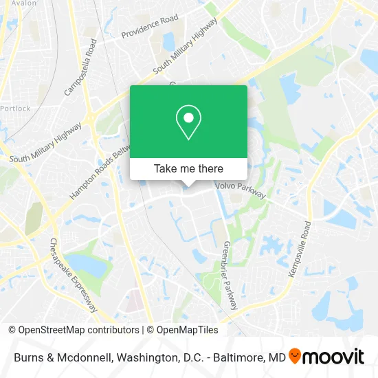 Burns & Mcdonnell map