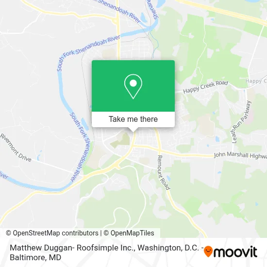 Matthew Duggan- Roofsimple Inc. map