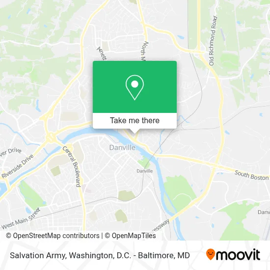 Salvation Army map