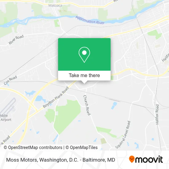 Moss Motors map