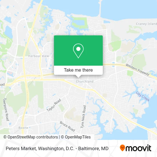 Peters Market map