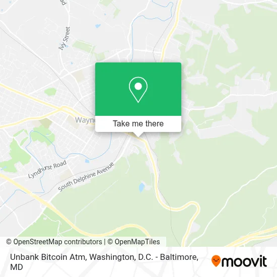 Unbank Bitcoin Atm map