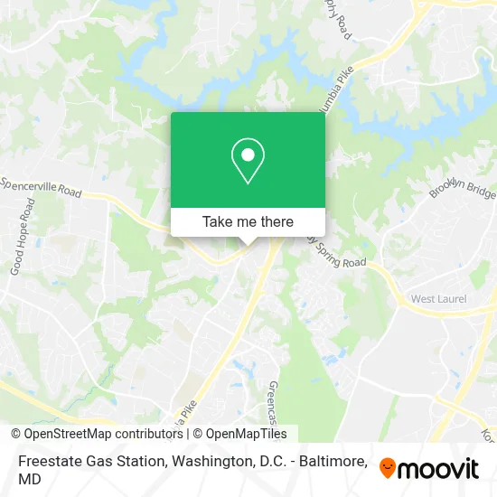 Freestate Gas Station map