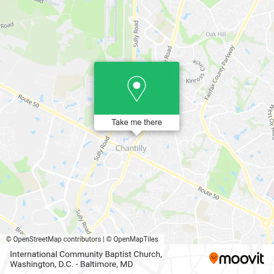 International Community Baptist Church map
