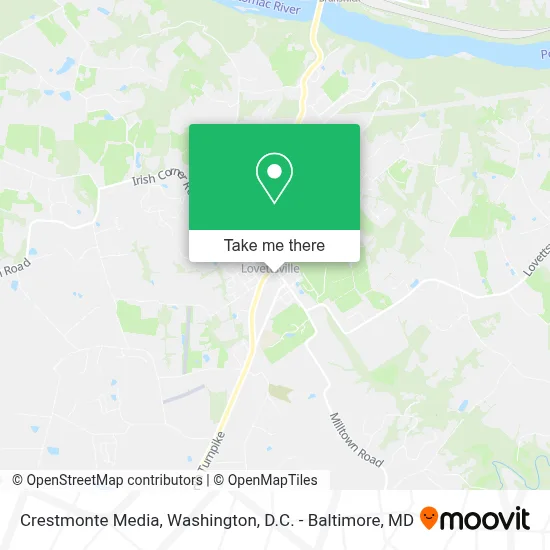 Crestmonte Media map