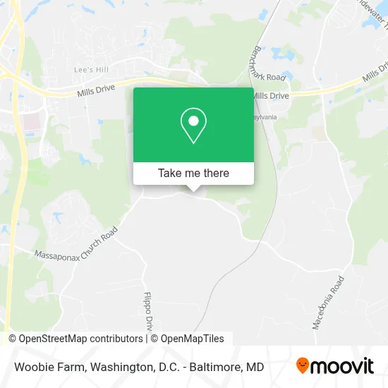 Woobie Farm map