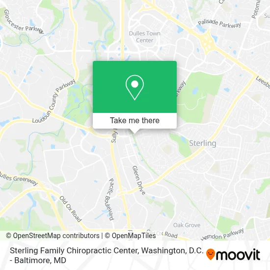 Sterling Family Chiropractic Center map