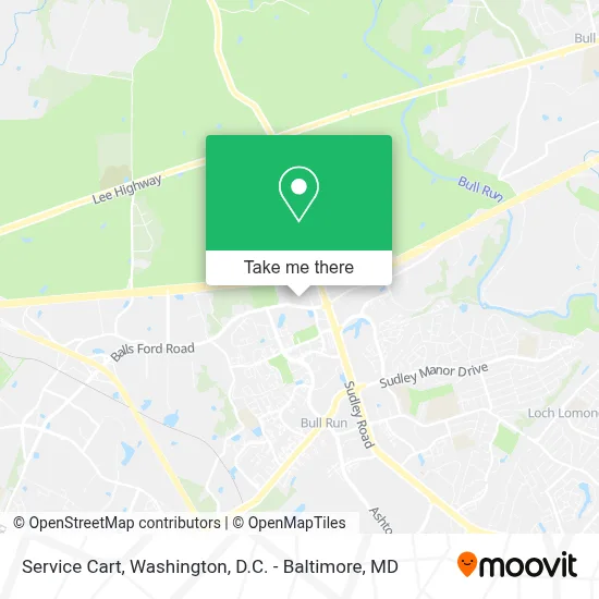 Service Cart map