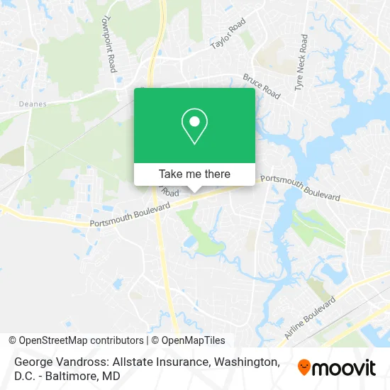 George Vandross: Allstate Insurance map