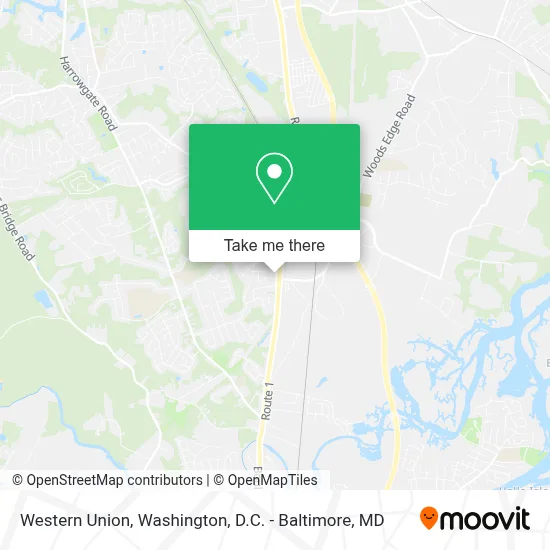 Western Union map