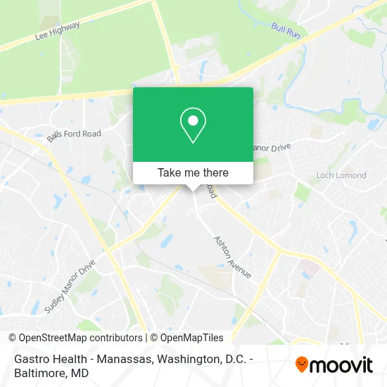Gastro Health - Manassas map