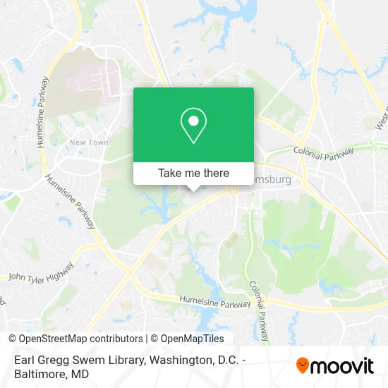Earl Gregg Swem Library map