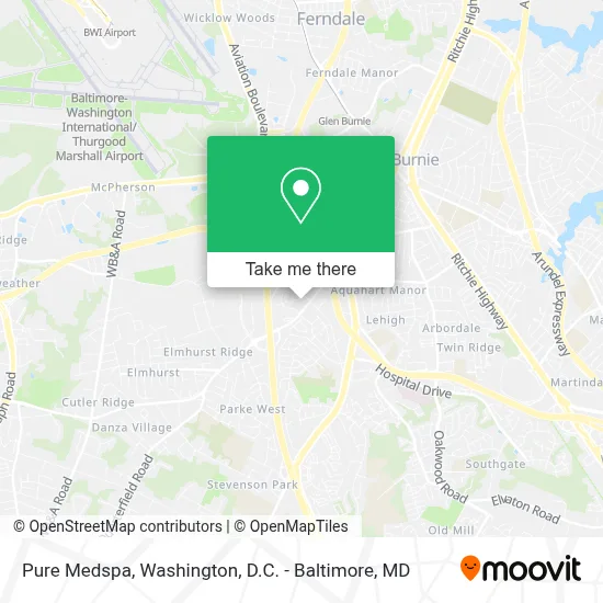 Pure Medspa map
