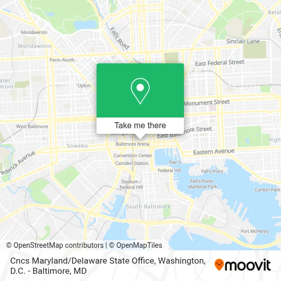 Cncs Maryland / Delaware State Office map