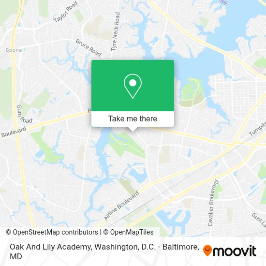 Oak And Lily Academy map