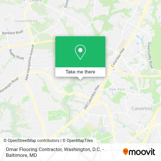 Omar Flooring Contractor map