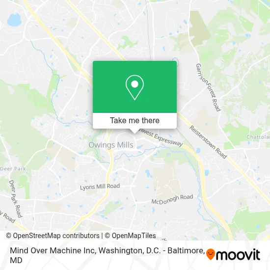 Mind Over Machine Inc map