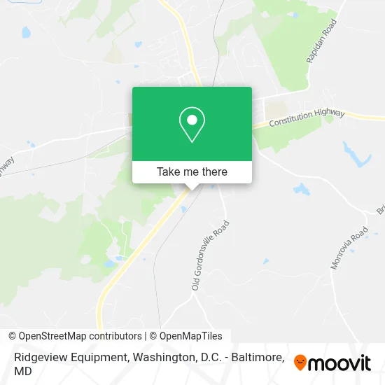 Ridgeview Equipment map