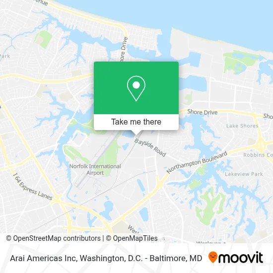 Arai Americas Inc map