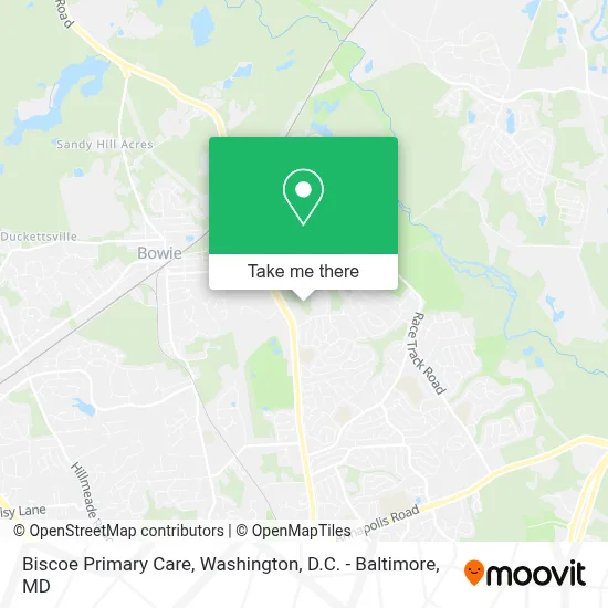 Biscoe Primary Care map