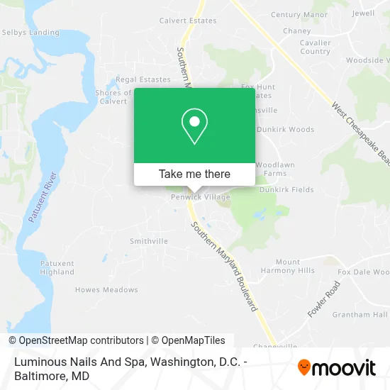 Luminous Nails And Spa map