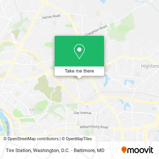 Tire Station map