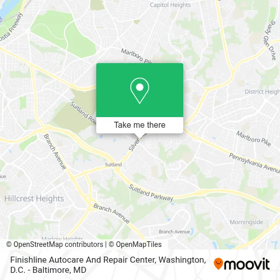 Finishline Autocare And Repair Center map