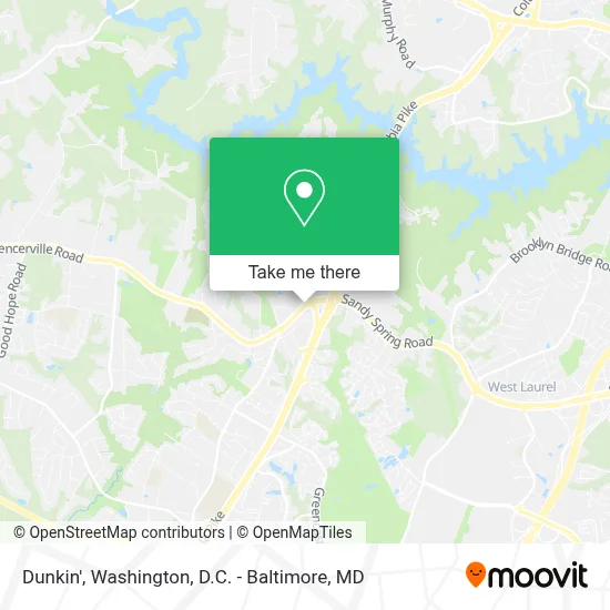 Dunkin' map