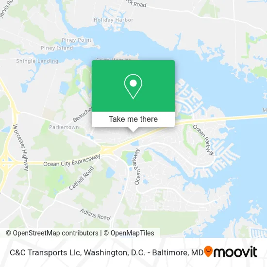 C&C Transports Llc map