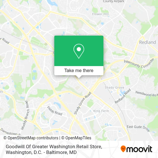 Goodwill Of Greater Washington Retail Store map