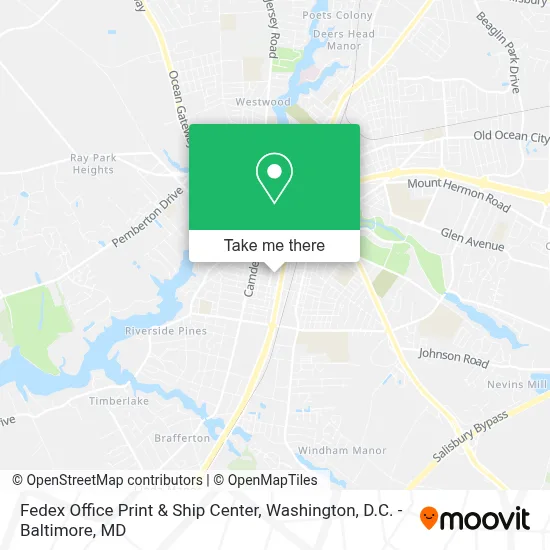 Fedex Office Print & Ship Center map