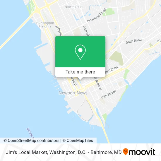 Jim's Local Market map
