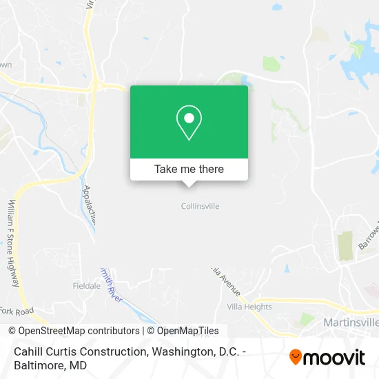 Cahill Curtis Construction map