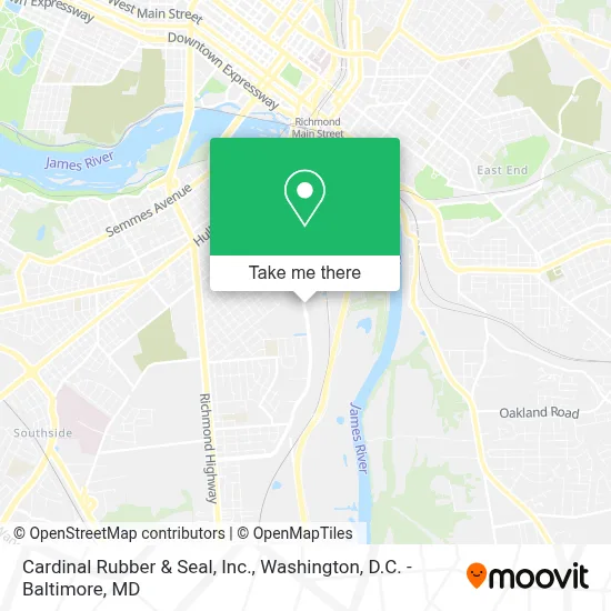 Cardinal Rubber & Seal, Inc. map