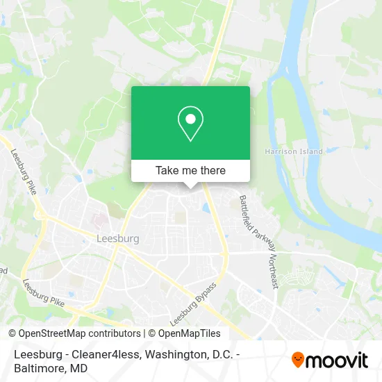 Leesburg - Cleaner4less map