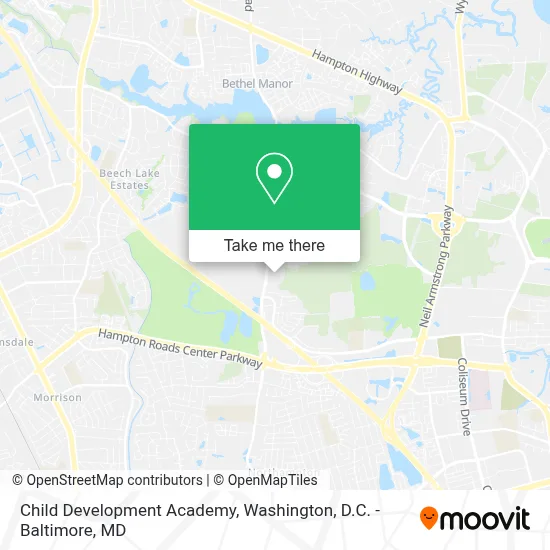 Child Development Academy map