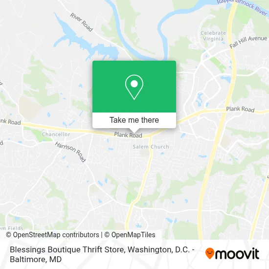 Blessings Boutique Thrift Store map