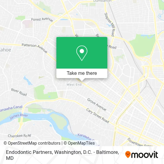 Endodontic Partners map