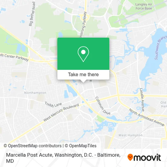 Marcella Post Acute map
