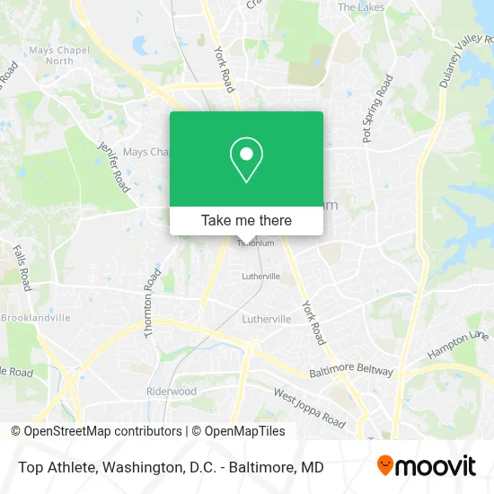 Top Athlete map