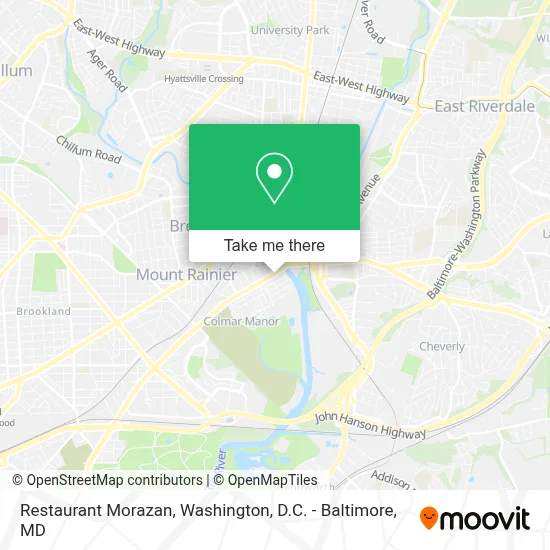 Restaurant Morazan map