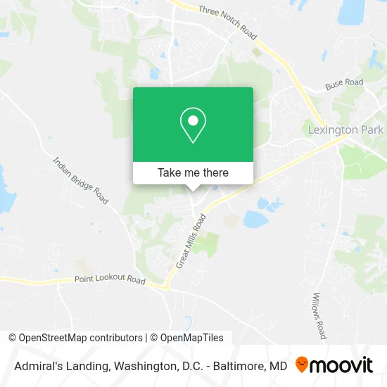 Admiral's Landing map