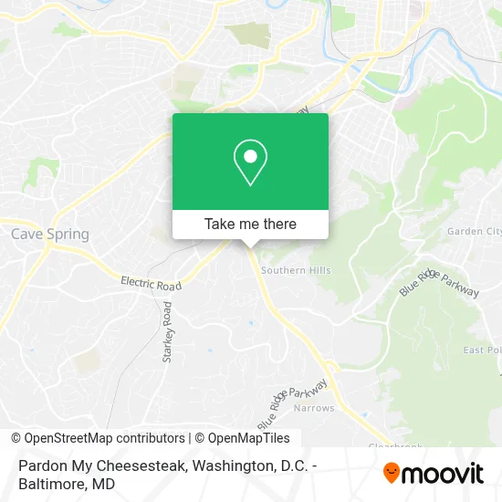 Pardon My Cheesesteak map