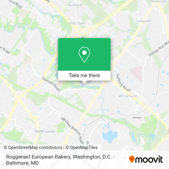 Roggenart European Bakery map