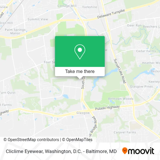 Cliclime Eyewear map