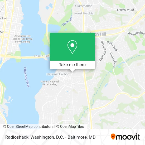 Radioshack map