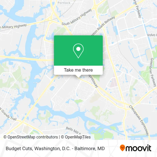 Budget Cuts map