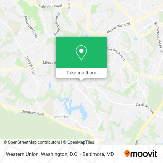 Western Union map